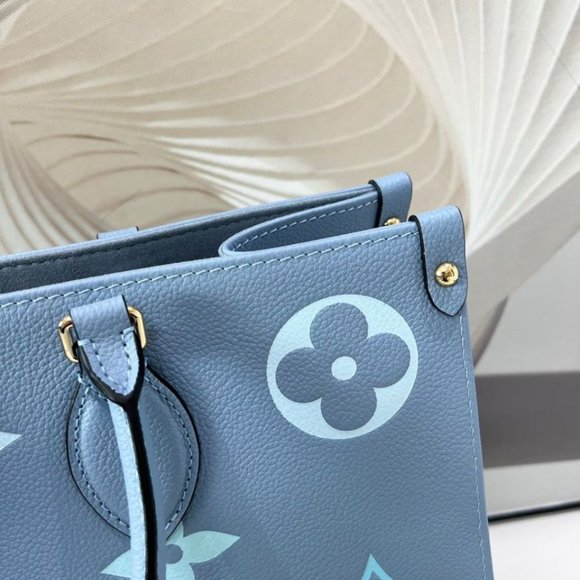 Louis Vuitton Monogram Reverse Canvas The Onthego MM bag - Blue - Picture 7 of 9